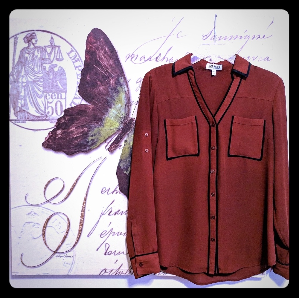 Express Portofino Shirt Size Small/Petite (4P-6P)